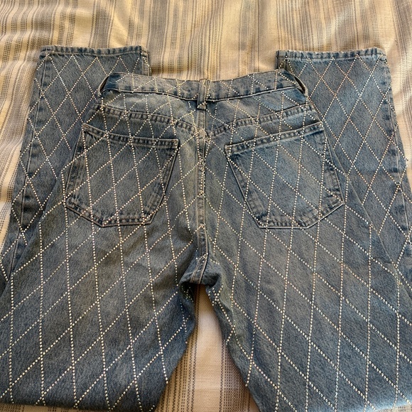 Zara Light Blue Straight Leg Jeans - Picture 12 of 12